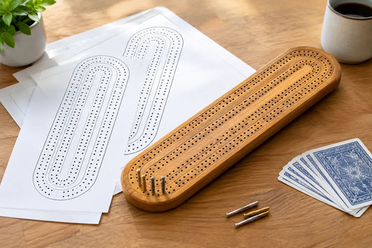 How to Use Printable Cribbage Board Templates