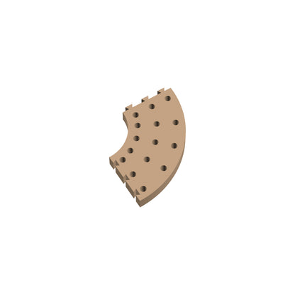 Circle 90° Cribbage Puzzle Piece