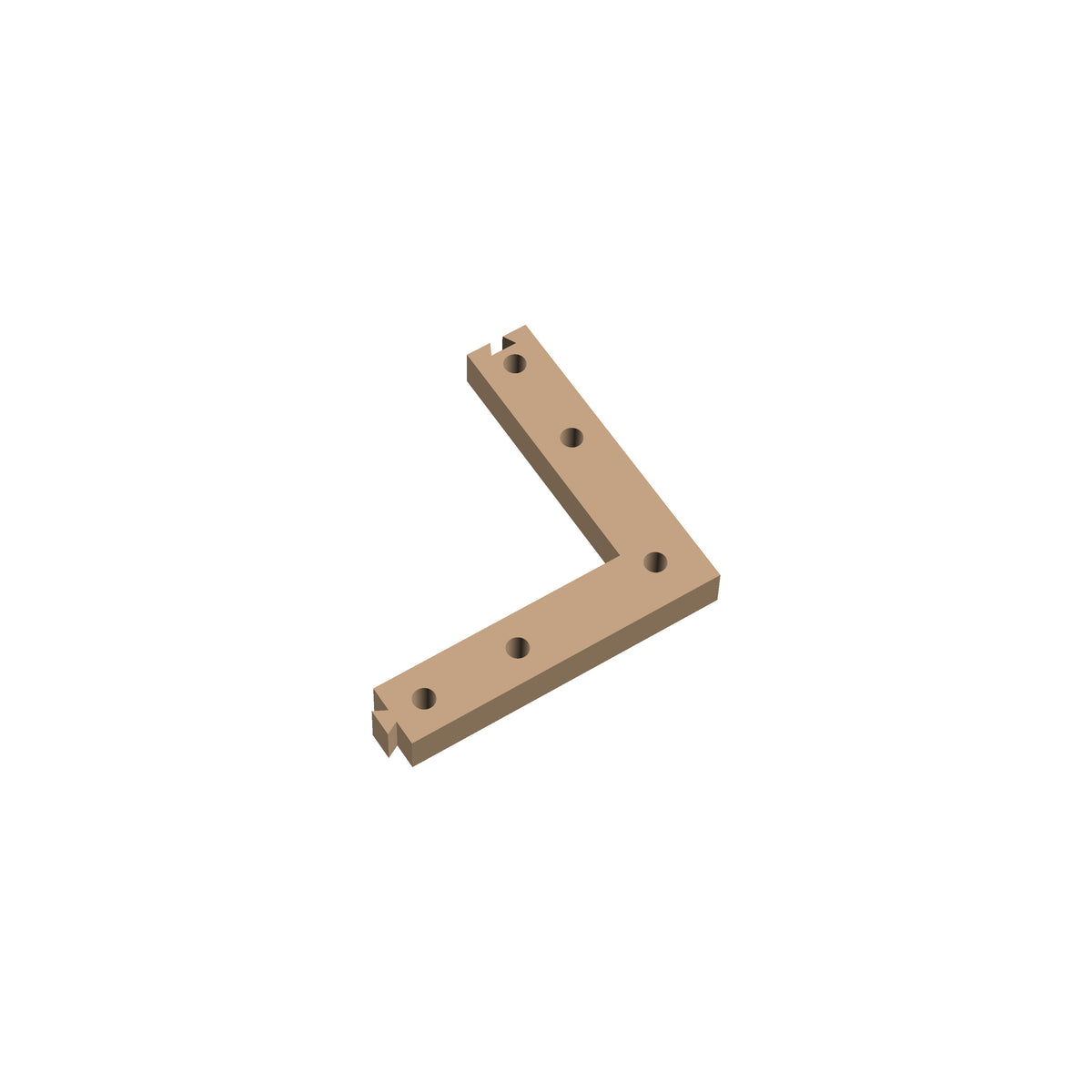 Square Corner Cribbage Puzzle Piece
