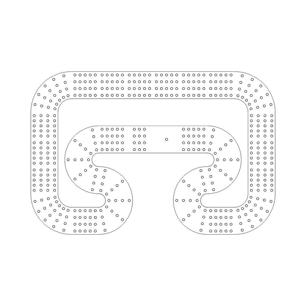 17 Cribbage Board Pattern / Template