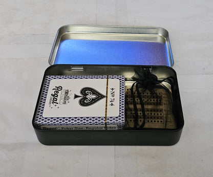 2 Player Travel Cribbage Board Set